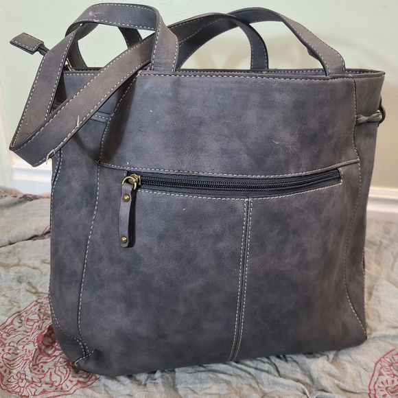 BOC Gray Taupe Tote Handbag - Picture 2 of 5